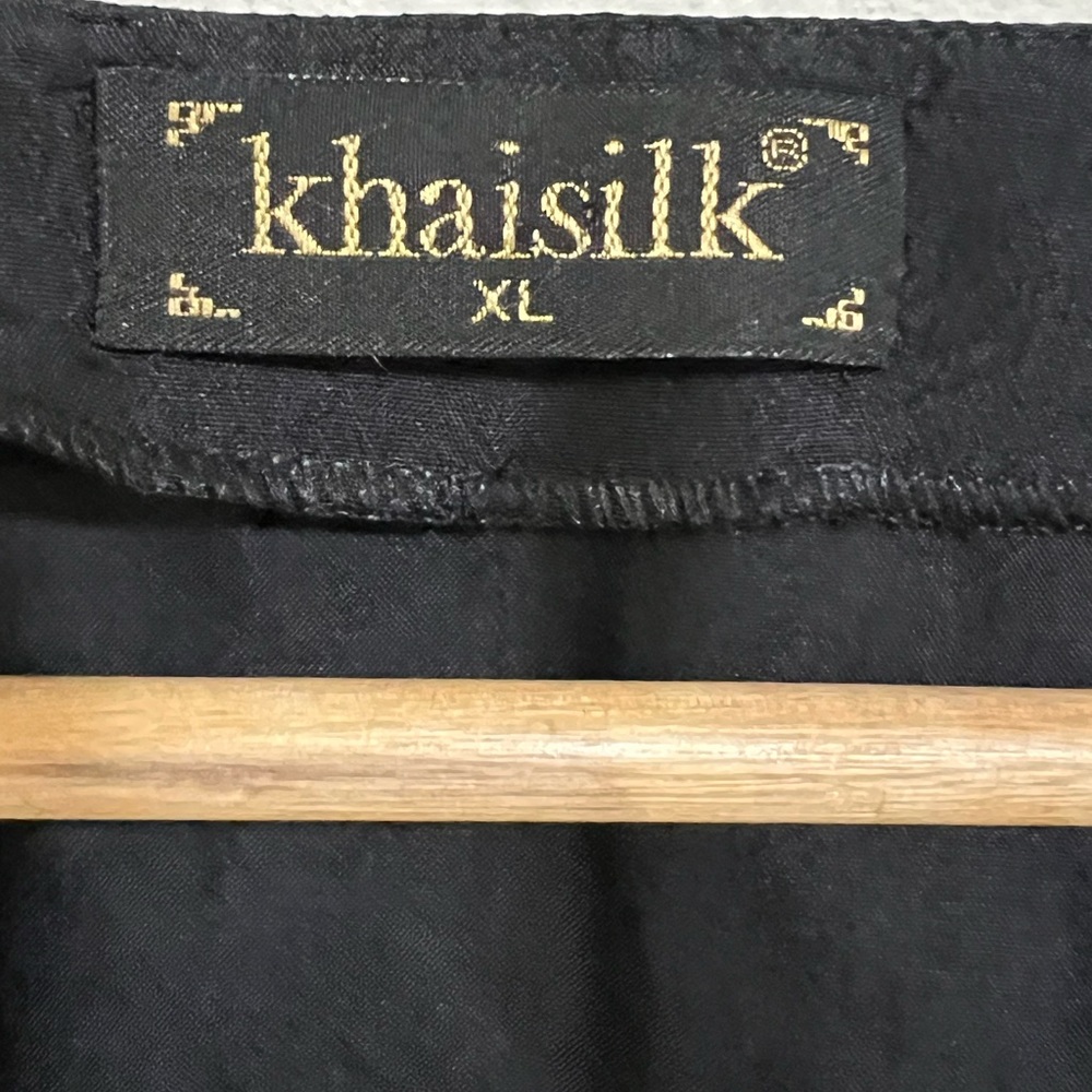 Khaisilk black top. - Picture 7 of 8